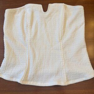 Anthropologie Porridge White Corset Top